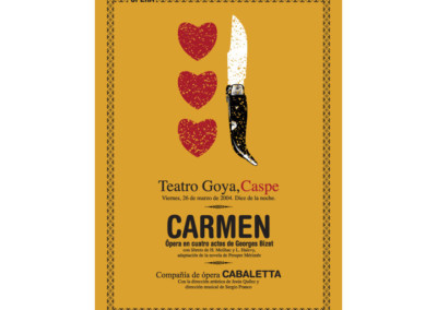 Teatro y escena. Campaña cultura y música Opera Carmen - Zaragoza