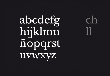 diseño y tipografía / alfabeto latino