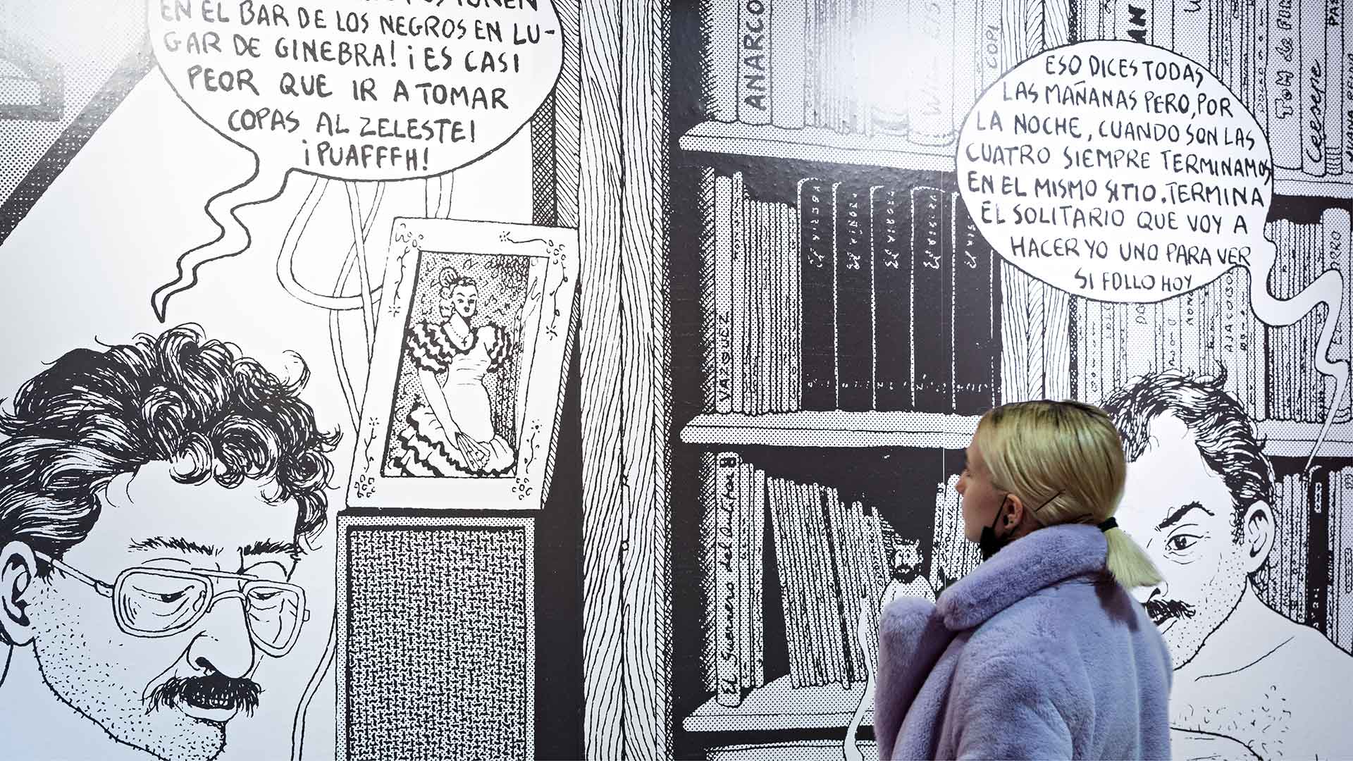 Exposición El Víbora, cómic para supervivientes.