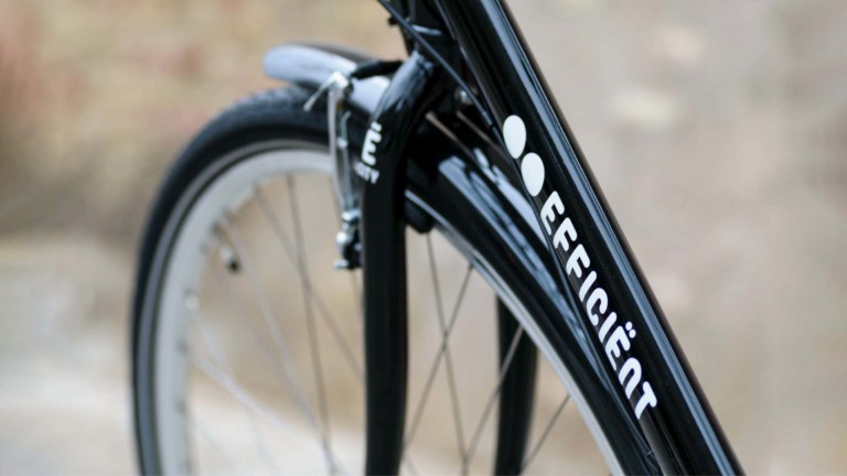 Marca zaragozana de bicicletas Efficiënt.